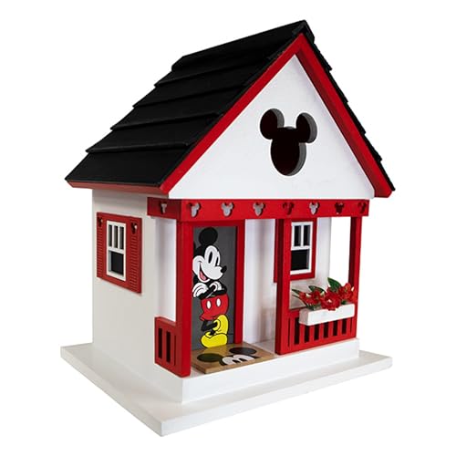 Home Bazaar Mickey Deluxe Cottage Bird House, Good Day