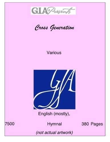 Cross Generation (A Hymnal) 1579997481 Book Cover