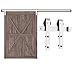 SMARTSTANDARD 10FT Heavy Duty Sliding Barn Door Hardware Kit, Double Rail, Stainless Steel, Super Smoothly and Quietly, Simple and Easy to Install, Fit 60" Wide DoorPanel (J Shape Hanger)