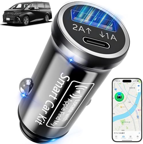 �ԍ� GPS �g���b�J�[ �ԍڏ[�d�� �V�K�[�\�P�b�g��̌^�bApple�u�T���vAirTag �݊� 70W �}���[�d USB-C/USB-A ���z�s�v ����h�~ �ԗ��ǐ� �B���݌v �Z�K�F�؍�