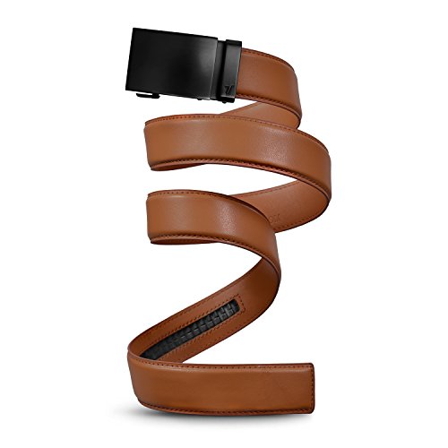 Mission Belt Men's Leather Ratchet Belt, 40mm Metal Collection