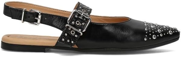 Frye Heather Slingback Studded Shoes, Stylish Flats-Sandals for Women, Chic Studded Design, Comfortable Footwear for Everyday Wear