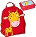 Produktbild Spiegelburg Freche Rasselbande 2er Set 16205 16504 Kleine Butterbrotdose Giraffe + Rucksack Giraffe