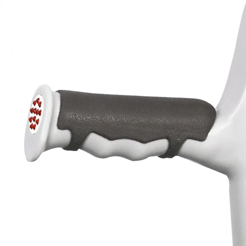 FLYUFO Stampelle Ascellari per Adulto,Stampelle Avambraccio Altezza Regolabile, stampella Ortopediche Regolabile per avambraccio per Camminare per Anziani disabili Anziani B,1PCS