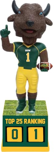 Thundar North Dakota State Bison Football Top 25 Ranking Tracker Bobblehead NDSU