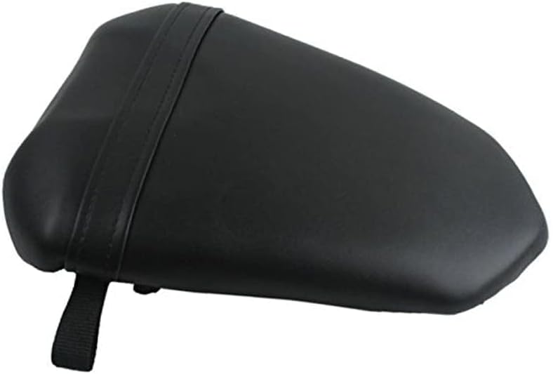 Rear Passenger Seat Pillion Compatible with Yamaha YZF R1 2007 2008, Black Artificial Leather Cushion Pad Replacement for Sport Bike​
