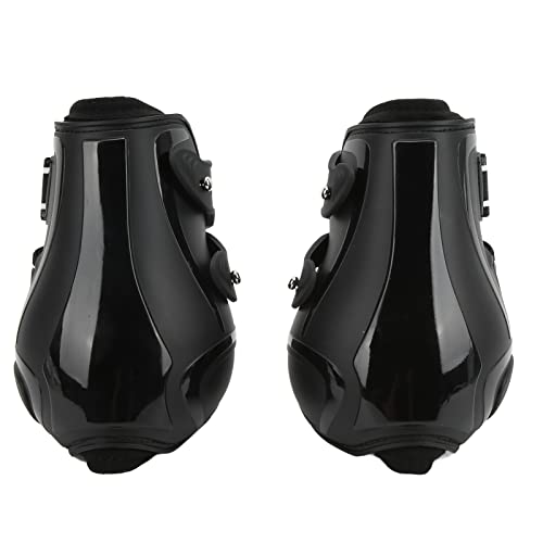 Botas protectoras para patas de caballo ajustables de PU y neopreno 7