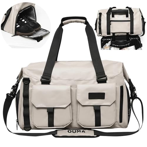 Bolsa de gimnasio impermeable con compartimento seco y húmedo para solucionar tus entrenamientos 3