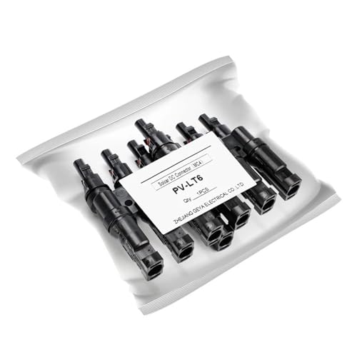 Connecteur solaire PV T branche mâle femelle câble 4mm² 6mm² PV-LT6-1