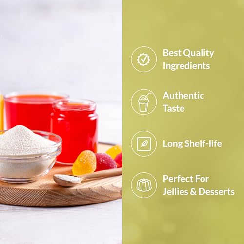 Image of BAKERS Gelatin Set of 3, Each 50 gram, (Food Grade) Unflavored | Non-Veg | Perfect for Jelly Making | Good for Desserts, Cakes & Puddings