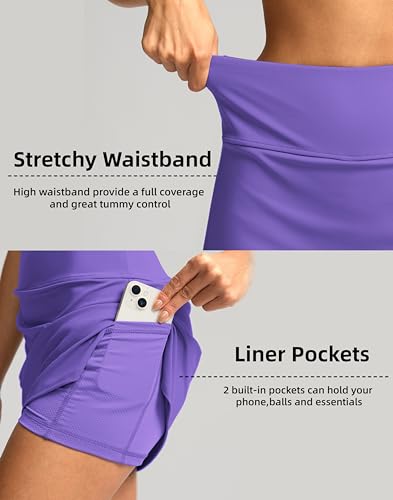 Image of SANTINY Women's Golf Skirts Skorts