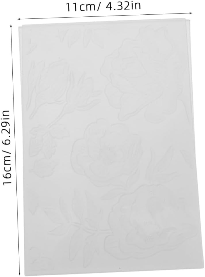 Angoily Plastic Embossing Folder for Card Making Decorative Stencils for Scrapbooking and Crafts Embossing Tool for Unique Invitations and Home Decor