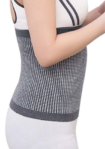 PURFUN Old Men Women Elastic Thermal Arthritis Rheumatism Kidney Lumbar Binder Warmer Belt Winter Fall Cozy Warm Knitted Waistband Stomach Abdominal Brace Guard Wrap Back Support Band