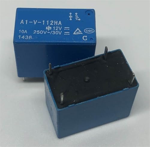 Relé 32F-1A con aislamiento de alta resistencia y 4 pines 12V