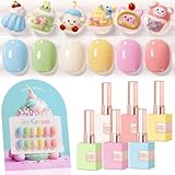 Double Rhythm 6 Pcs 15 ML Gel Polish Set Same Color Same Bottle Soak Off Gel Polish Kit Nail Art...