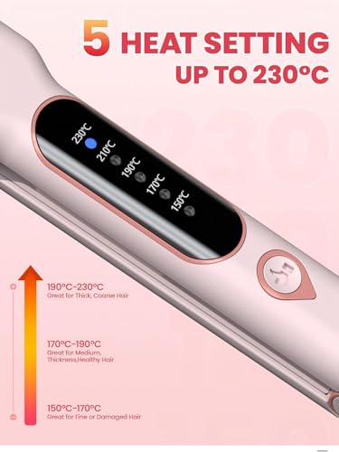 Plancha de Pelo con Temperatura Regulable y Diseño Portátil miniatura 4