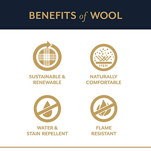 Pendleton, Eco-Wise Washable Wool Throw With Fringe, Pearl #TOP4