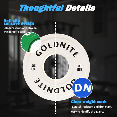 Image of Change Plates Set 1.25LB 2.5LB 5LB Set Fractional Weight Plate Olympic Bumper Plates for Cross Training Steel Insert Strength Training Weight Plates