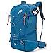 Terra Peak Flex 40 Wanderrucksack 40L Damen Herren Erwachsene blau - Outdoor Trekking-Rucksack Touren-Rucksack - Wasserdichter Daypack Tages-Rucksack - Survival Wander-Rucksäcke leicht zum Wandern
