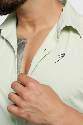 Image of FUAARK Mens Slim Fit Breathable, Lightweight & Stretchable Shirt for Casual wear