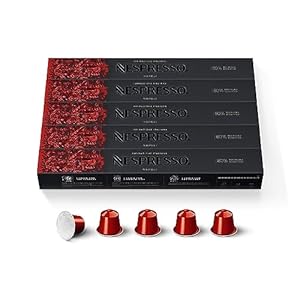 Nespresso Capsules OriginalLine, Ispirazione Napoli, Dark Roast Coffee Pods, 50-Count Espresso Coffee Pods