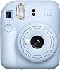 Cámara instantánea Fujifilm Instax Mini 12 azul pastel + paquete de valor Fuji Film (40 hojas) + accesorios Shutter, incluye estuche compatible, álbum de fotos con cuentas de arena movediza de 64 bolsillos 8