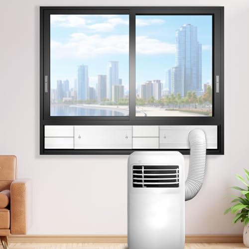 Mineup Klimaanlage Fensterabdichtung Rolladen, 4 Stück Fensterabdichtung Platte für Mobile Klimageräte, Fensterabdichtun für Mobile Klimageräte, Geeignet für 5/5,9-Zoll-AC-Schlauch