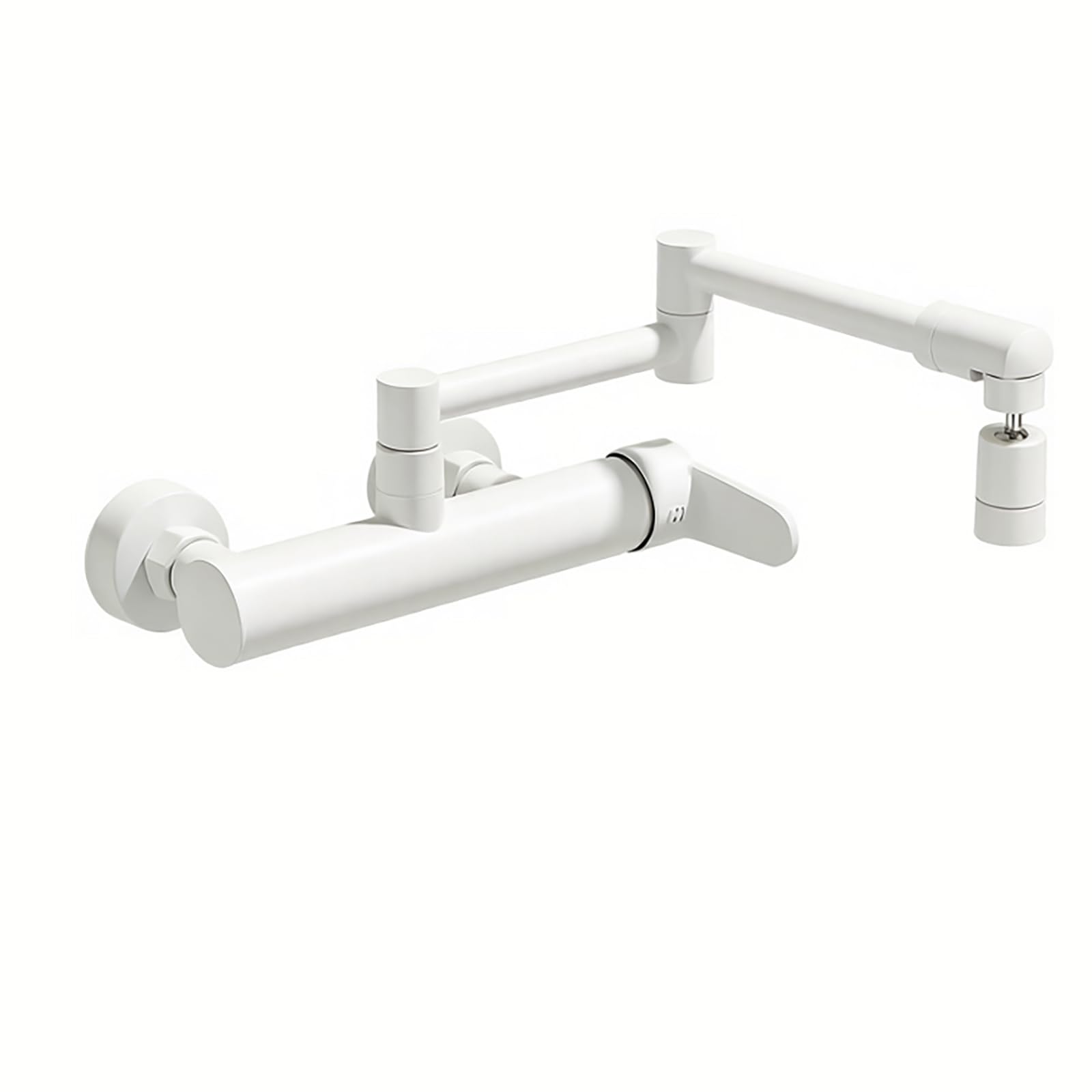 Robinet en laiton blanc mural style minimaliste haut de gamme