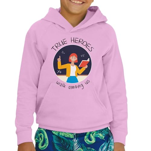 Sweat à capuche enfant Professeure Maîtresse vêtement coton - 2