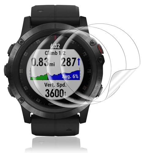 【Modello Compatibile】Compatibile con Garmin Fenix 5X Plus solo, protegge efficacemente il tuo orologio da strappi e usura quotidiani e graffi.