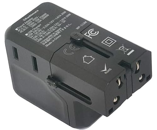 カシムラ 海外用マルチ変換プラグ USBA+C PD20W WP-113M