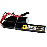 NUPROL Potenza - 11.1v Li-Ion 2500mAh 3S Mini Tamiya [Tasso 10C @ 25A] [Burst 15C @ 37.5A] - Nunchuck