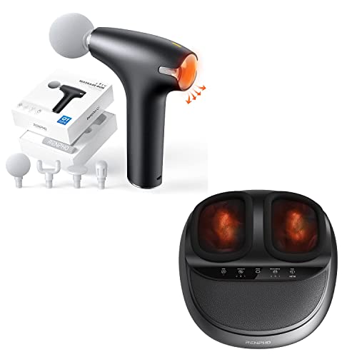 Renpho Foot Massager And Heated Massage Gun #TOP23