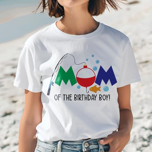 First Birthday Fishing Shirt, First Birthday Fishing Boy Shirt, Big One Fishing Theme Dad Mom of The Birthday Boy T-Shirt, 1st Birthday Fishing Boy Outfit2
