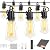 OOOLED Solar String Lights Outdoor Waterproof 100FT with 52 Shatterproof, Solar Lights Outdoor with Remote ST38 Vintage Edison Bulbs, Hanging Lights for Outside Backyard