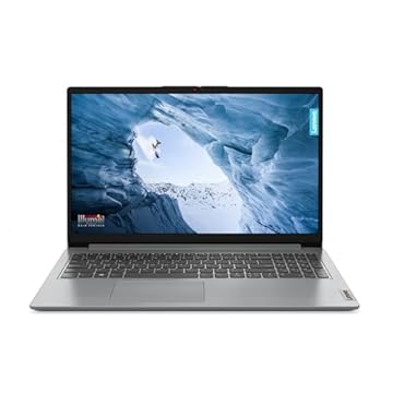 Notebook Lenovo IdeaPad 1 15IRU7 Intel Core i3-1315U 8GB 256GB SSD Linux 15.6" - 83QJS00000 Cloud Grey