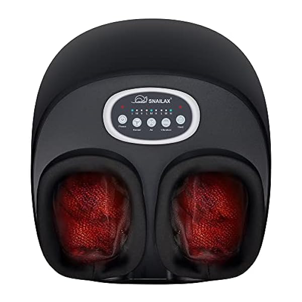 SNAILAX Masajeador de pies con calor, masajeador de pies shiatsu para fascitis plantar y neuropatía, alivio del dolor, amasar, compresión, calentador de pies calentado, masajeador, Regalos