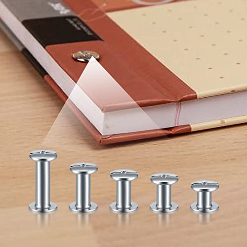 image for ywchoshe 160 Pcs Chicago Screws and Extention Posts, Chicago Scrapbook
