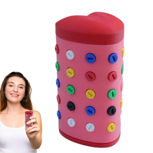 3D プリント パズル いたずらボックス、いたずらねじボックス - 3D プリント パズル いたずらボックスデスクトップ貯金箱いたずら飾り | ノベルティマネーコンテナ 面白いパズルボックス 子供、全年齢、家族向け