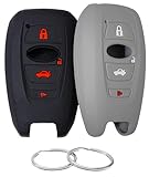 REPROTECTING Silicone Rubber Key Fob Cover Compatible with Subaru Ascent BRZ Crosstrek Forester Impreza Legacy Outback WRX WRX STI XV Crosstrek (2014-2025)