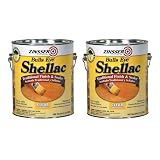 Zinsser 301-2PK Bulls Eye Shellac Traditional Finish & Sealer, Gallon, Clear, 2 Pack