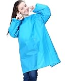 Kids Art Smock for Boys and Girls,Waterproof Painting Apron with Long Sleeves & Pockets,Kid Artist Smocks for School, Arts & Crafts,Easy to Clean,Age 8-14