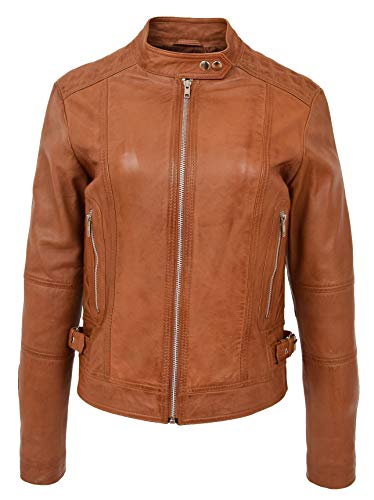 Veste biker en véritable cuir femme finissez-en avec les blousons rigides