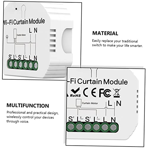 Vaguelly Controlador Rolo Cortina Disjuntor Interruptor De Cortina De Janela Sem Fio Persianas Inter