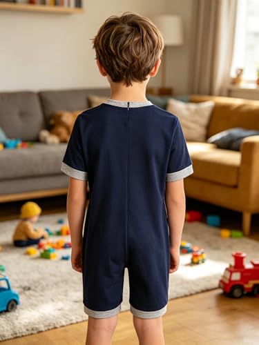 Overol antitiras infantil ideal para unas vacaciones cómodas a rayas 4