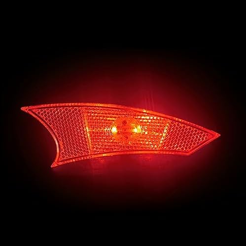 Auratrove Wiederaufladbare LED-Speichenlichter mit intelligentem Bewegungsmelder, USB-Lade-Radlichter für Mountainbike, Nachtfahrten, leichtes Kunststoff-Dekor, 20 Stunden Laufzeit, Regenbogenfarbe