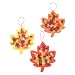 Fun Express Tissue Paper Leaf Craft Kit with Hangers (Set of 12) Fall Crafts