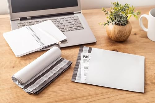 Pakico | 20 XL Verpackungstaschen 50 x 60 cm | Graue Versandtaschen | Opake Versandtaschen | gemischte Größe | Posttaschen | Pakettaschen | Kuriertasche