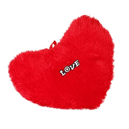 Image of 32cm Red Love Heart Pillow Soft Toy for Kids Couple Gift Plush ToysCuddly Stuffed Cute Loving Present Plushie Safe & Huggable Gifts for Friends, Babies Boys & Girls
