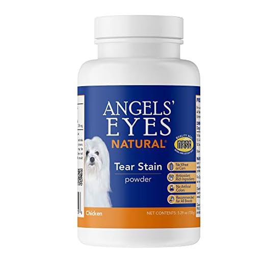 Angels Eyes Polvos Eliminar Las Manchas de lágrimas en Perros, Sabor Pollo, 150 g